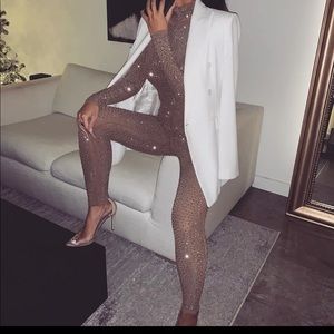 JLUXE LABEL STUDDED JUMPSUIT